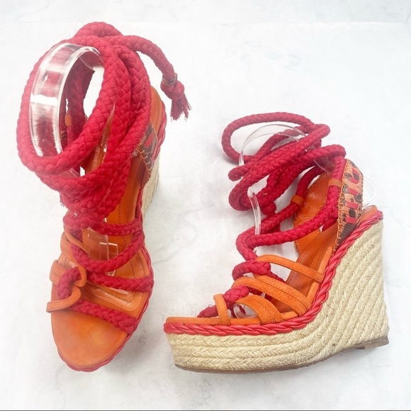 [Dior] Lace Up Wedges - Picture 5 of 11